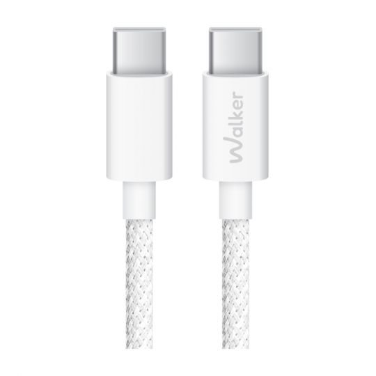 Кабель USB WALKER C860 Type-C to Type-C 65W 2м white - купити за 209.98 грн у Києві, Україні