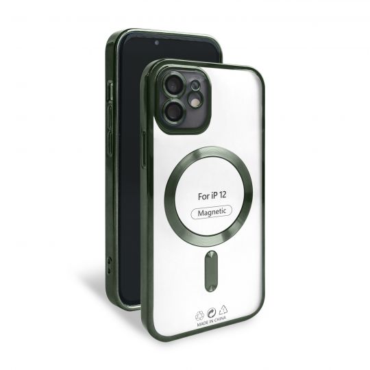 Чехол с функцией MagSafe для Apple iPhone 12 olive (8) - купить за 221.50 грн в Киеве, Украине