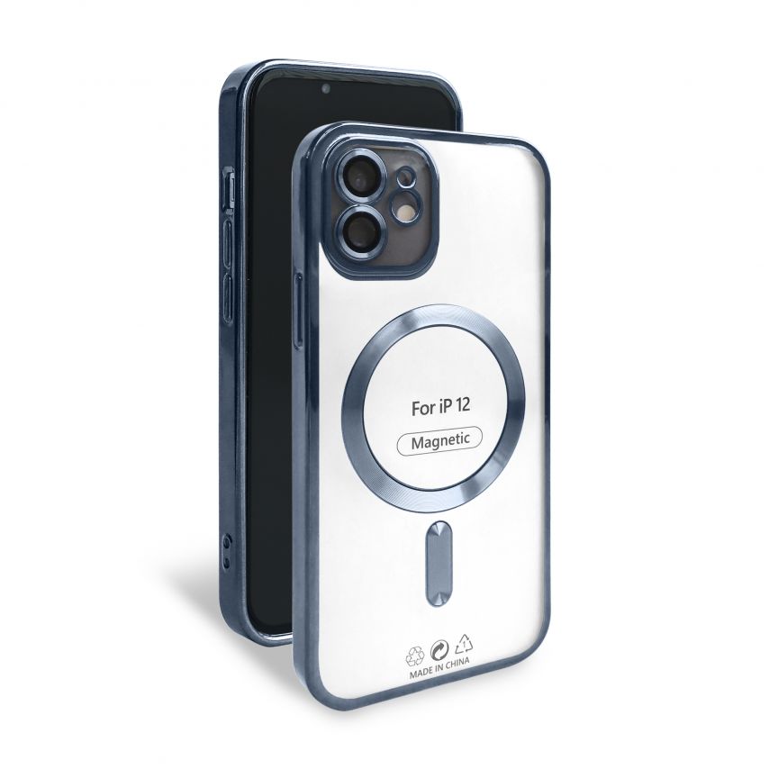 Чохол з функцією MagSafe для Apple iPhone 12 mountain blue (7)