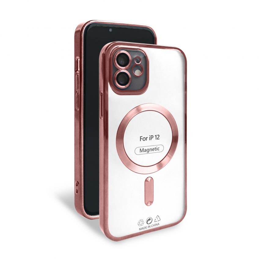 Чохол з функцією MagSafe для Apple iPhone 12 rose gold (6)