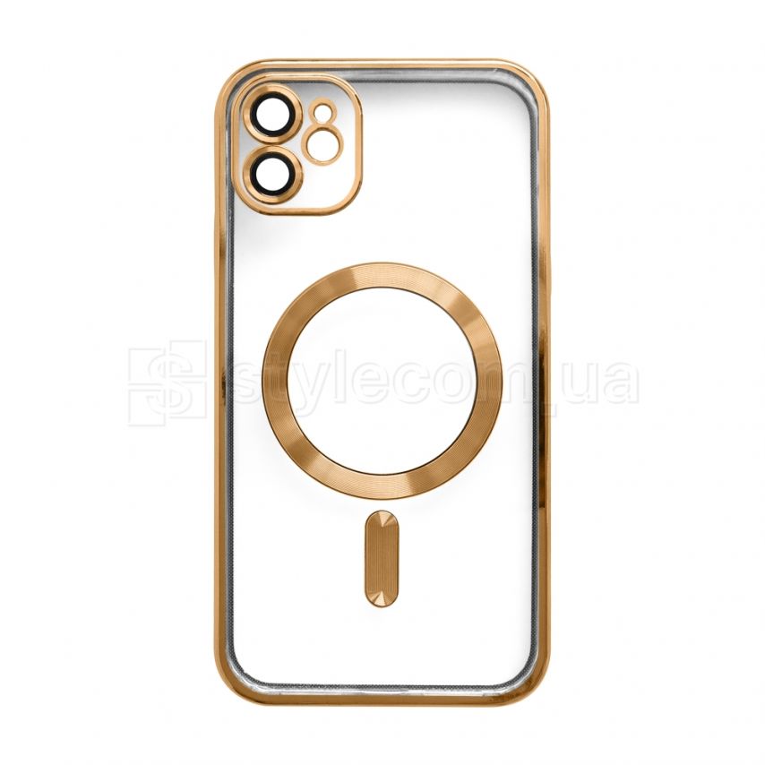 Чехол с функцией MagSafe для Apple iPhone 11 gold (3)