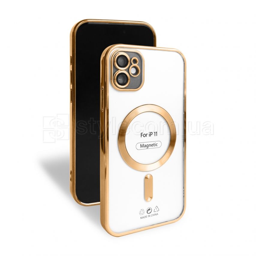 Чехол с функцией MagSafe для Apple iPhone 11 gold (3)