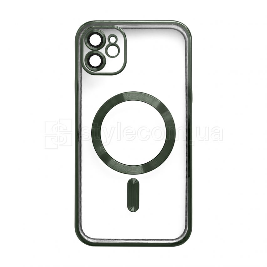 Чехол с функцией MagSafe для Apple iPhone 11 olive (8)