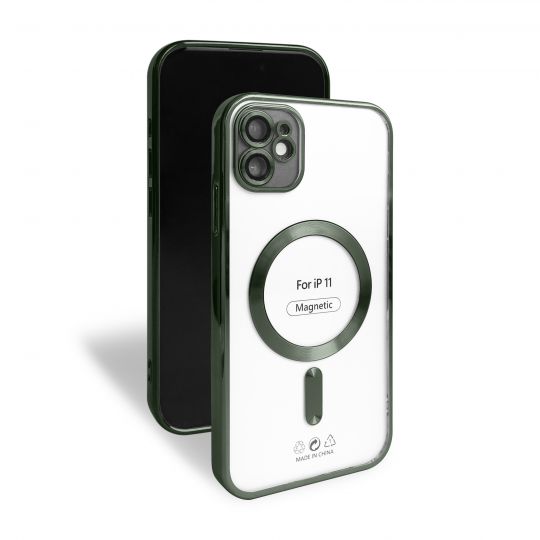 Чехол с функцией MagSafe для Apple iPhone 11 olive (8) - купить за 221.50 грн в Киеве, Украине