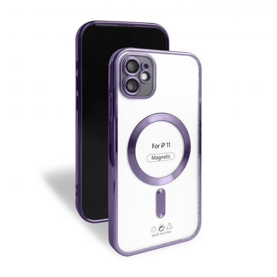 Чехол с функцией MagSafe для Apple iPhone 11 purple (11) - купить за 221.50 грн в Киеве, Украине