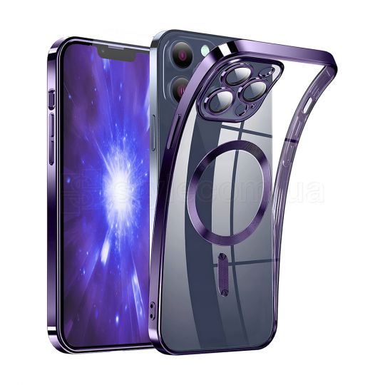 Чехол с функцией MagSafe для Apple iPhone 12 violet (2)