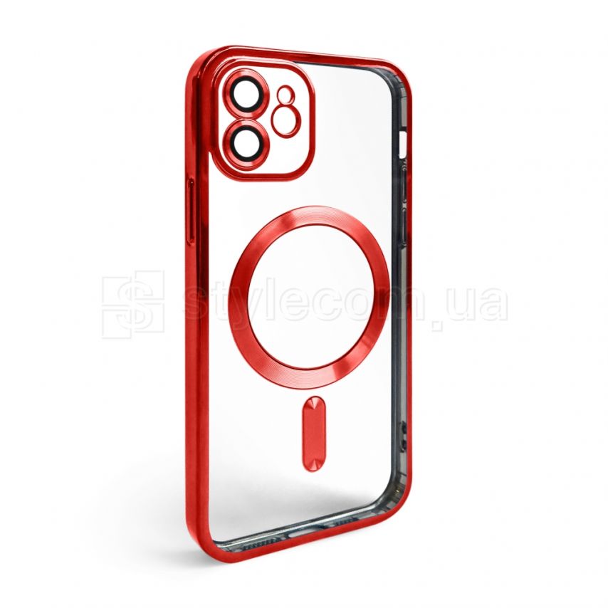 Чехол с функцией MagSafe для Apple iPhone 12 red (1)