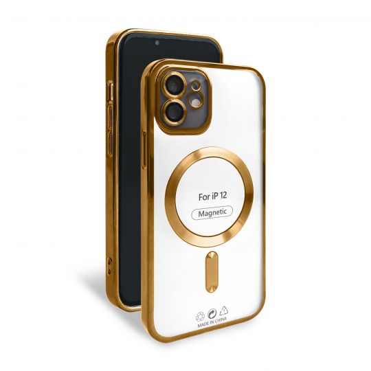 Чохол з функцією MagSafe для Apple iPhone 12 gold (3)
