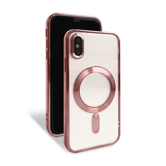 Чехол с функцией MagSafe для Apple iPhone X, Xs rose gold (6) - купить за 221.50 грн в Киеве, Украине