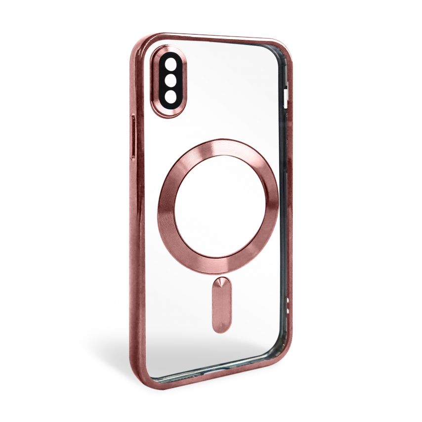 Чохол з функцією MagSafe для Apple iPhone X, Xs rose gold (6)