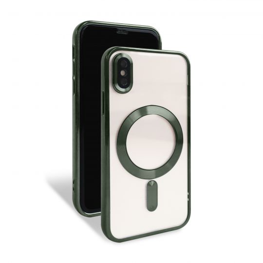 Чохол з функцією MagSafe для Apple iPhone X, Xs olive (8) - купити за 221.50 грн у Києві, Україні