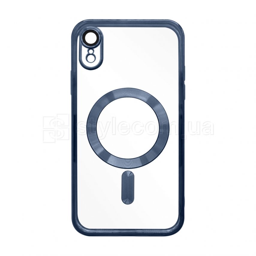 Чехол с функцией MagSafe для Apple iPhone Xr blue (4)