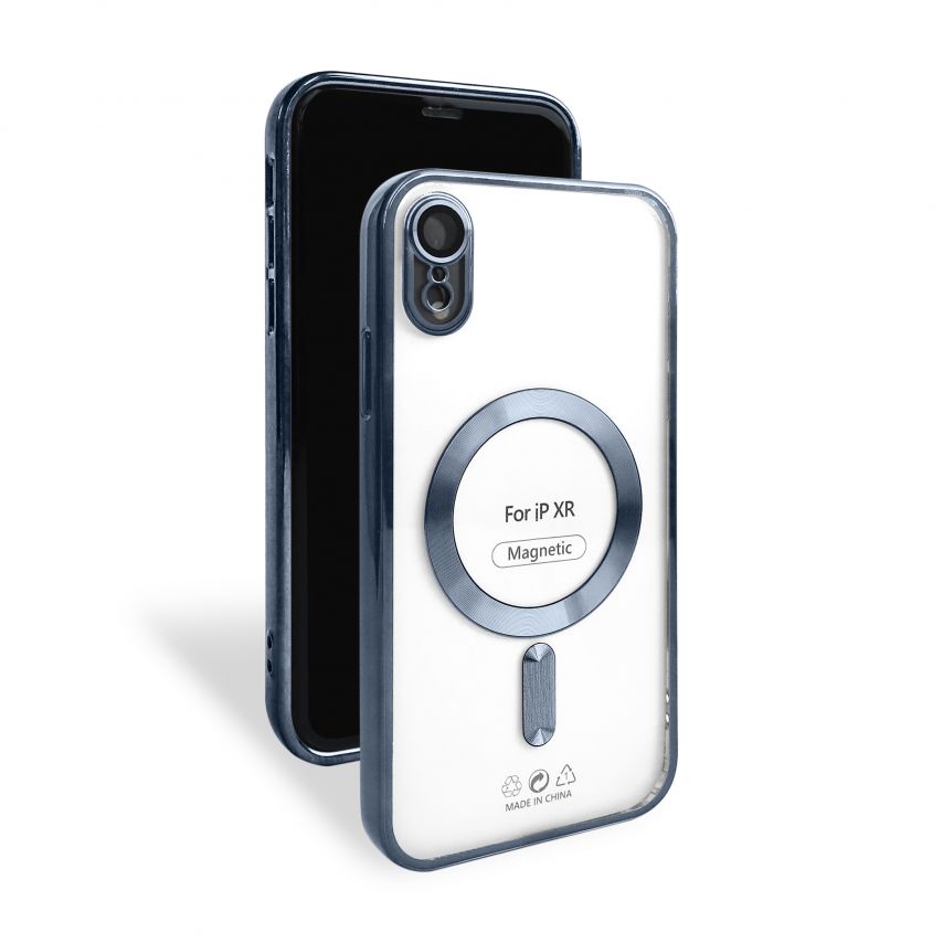 Чехол с функцией MagSafe для Apple iPhone Xr mountain blue (7)