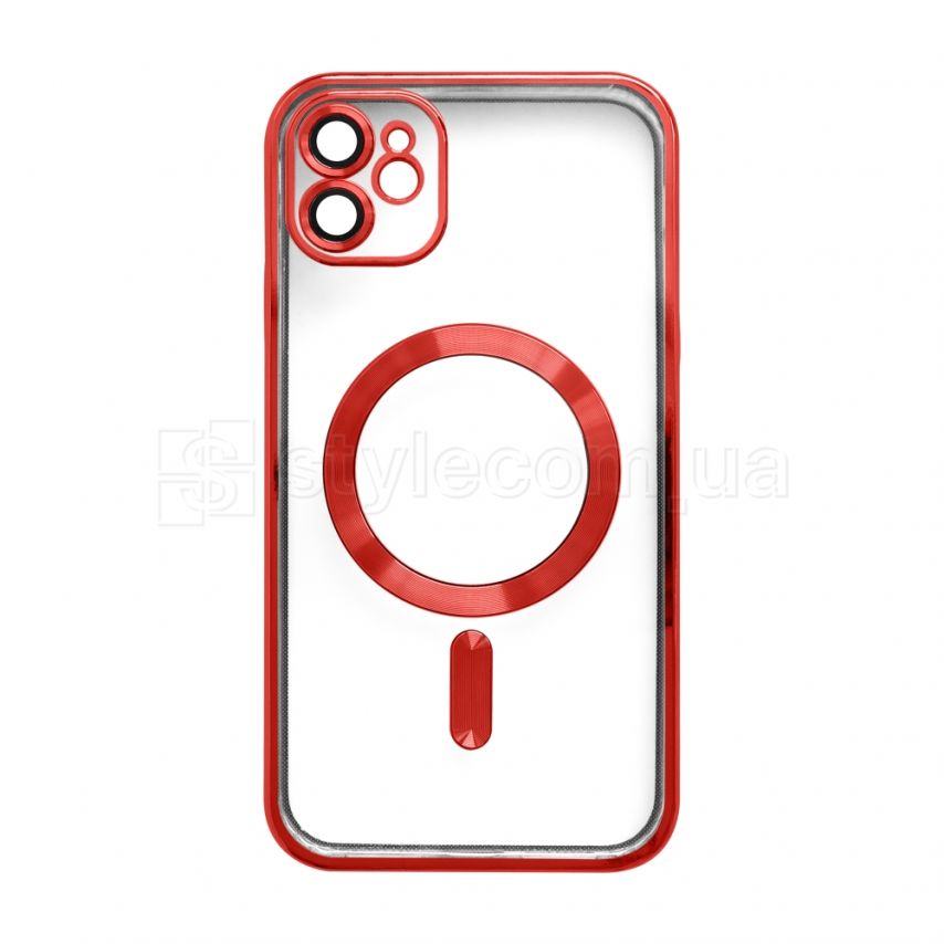 Чехол с функцией MagSafe для Apple iPhone 11 red (1)