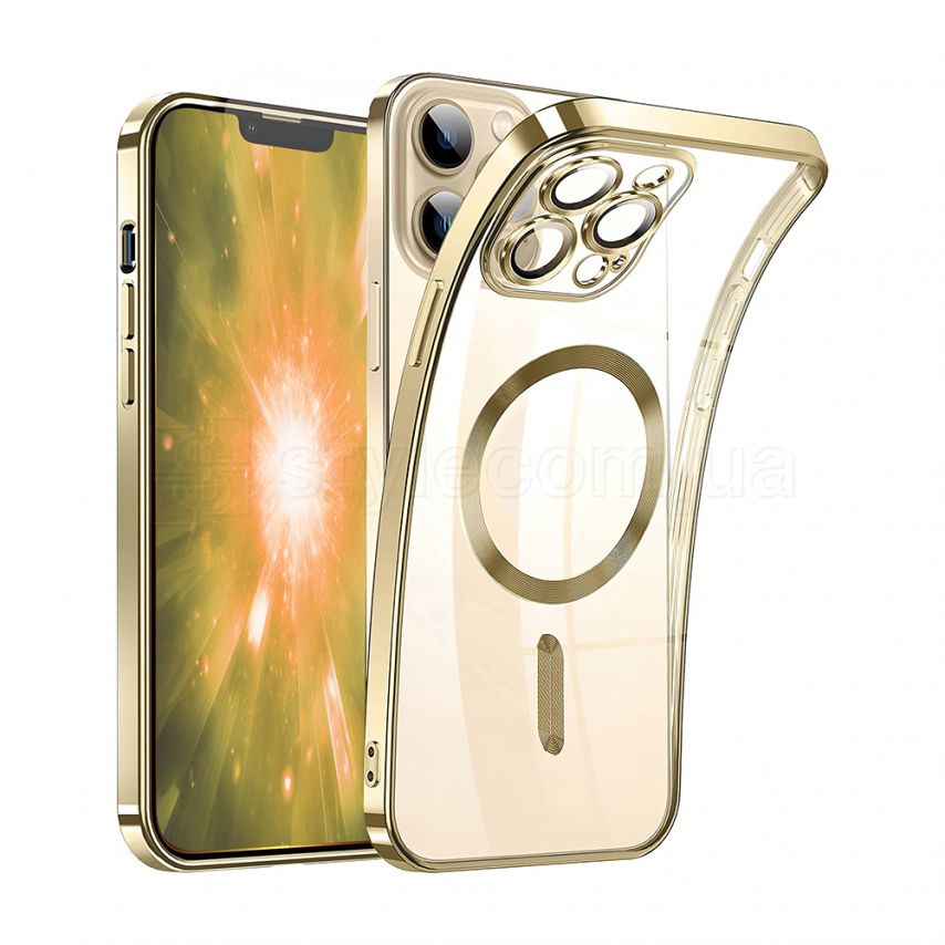 Чехол с функцией MagSafe для Apple iPhone 13 Pro gold (3)