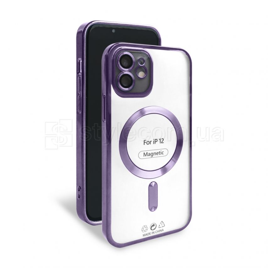 Чехол с функцией MagSafe для Apple iPhone 12 purple (11)