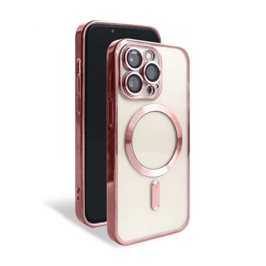Чохол з функцією MagSafe для Apple iPhone 13 Pro rose gold (6)