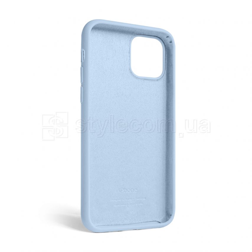 Чохол Full Silicone Case для Apple iPhone 12, 12 Pro light blue (05)