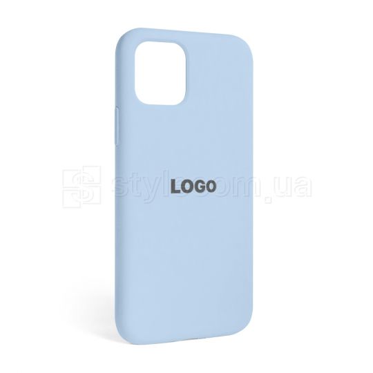Чехол Full Silicone Case для Apple iPhone 12, 12 Pro light blue (05)