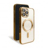 Чехол с функцией MagSafe для Apple iPhone 13 Pro Max gold (3)