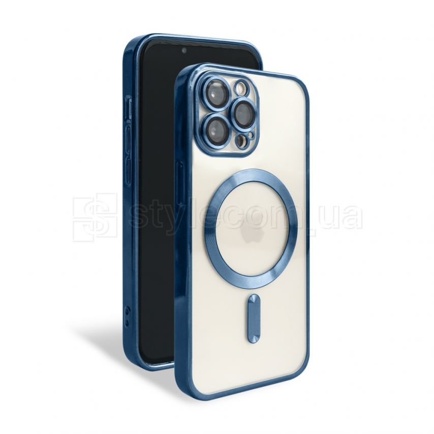 Чехол с функцией MagSafe для Apple iPhone 13 Pro Max blue (4)