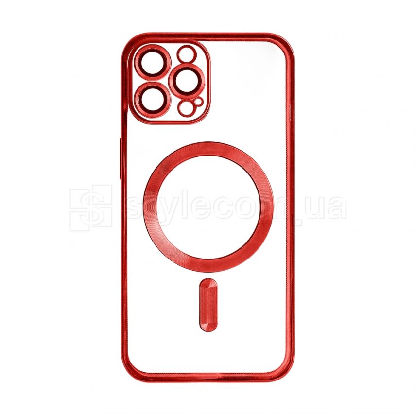 Чехол с функцией MagSafe для Apple iPhone 12 Pro Max red (1)