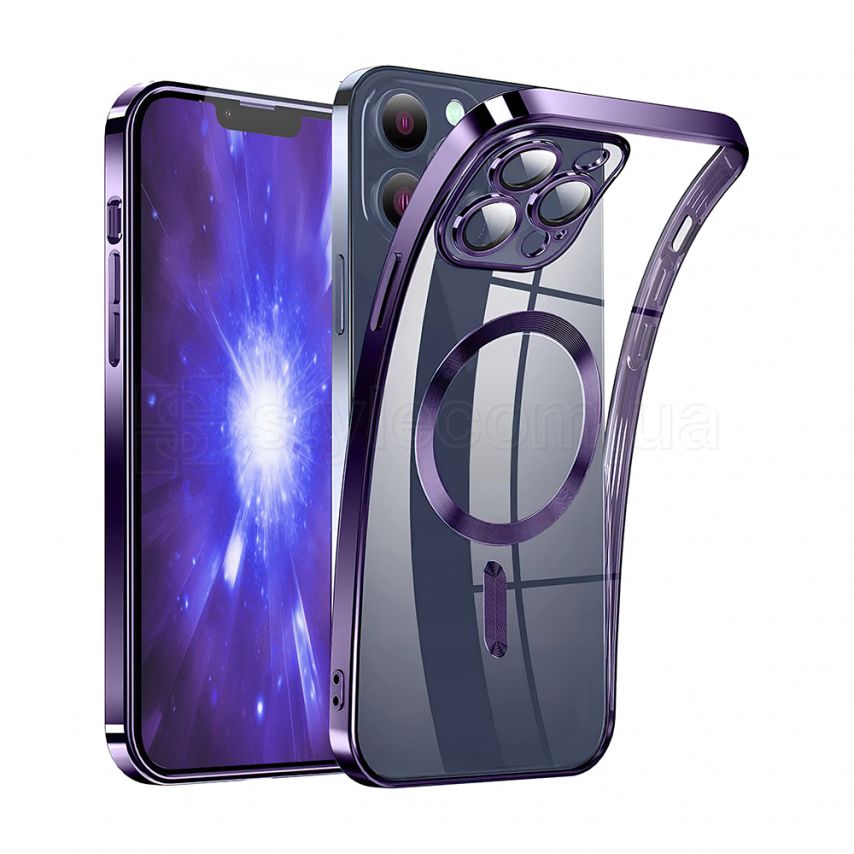 Чехол с функцией MagSafe для Apple iPhone 12 Pro Max violet (2)