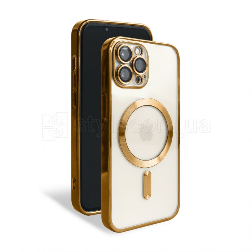 Чехол с функцией MagSafe для Apple iPhone 12 Pro Max gold (3)