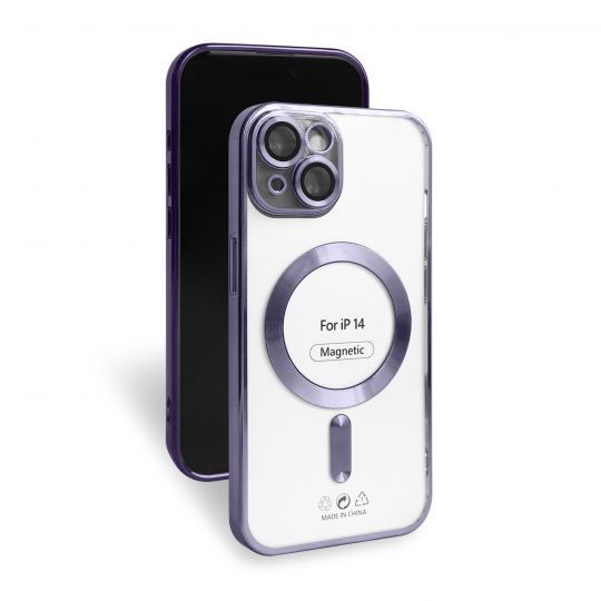 Чехол с функцией MagSafe для Apple iPhone 14 violet (2)