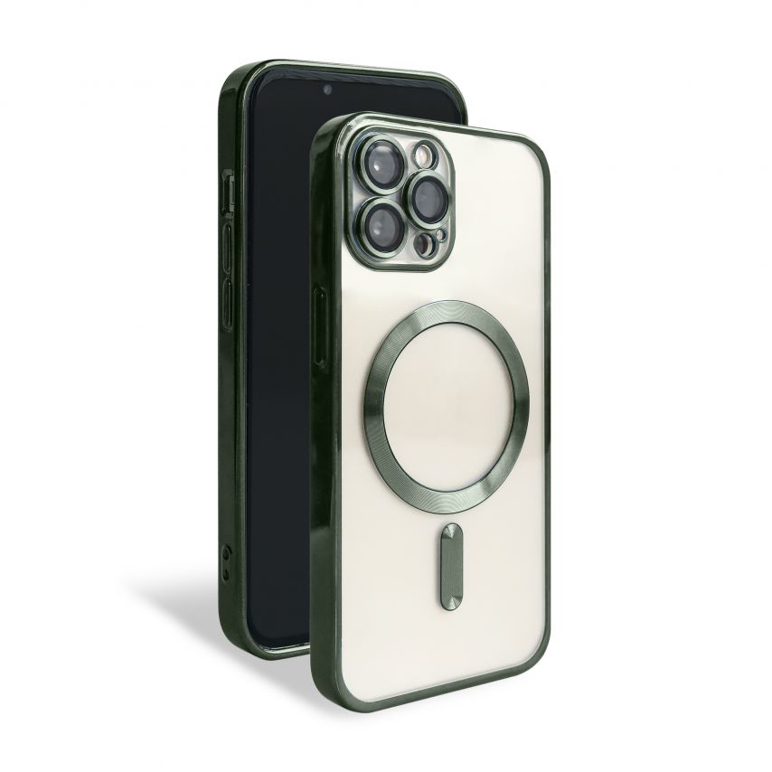 Чехол с функцией MagSafe для Apple iPhone 12 Pro Max olive (8)
