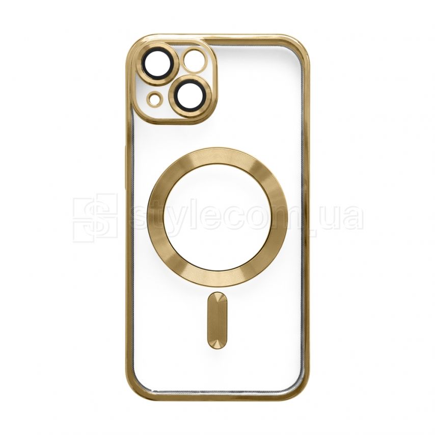 Чехол с функцией MagSafe для Apple iPhone 14 gold (3)