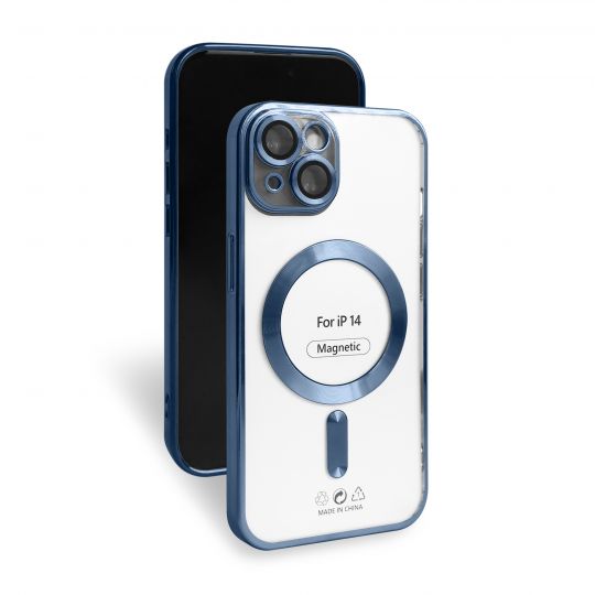 Чехол с функцией MagSafe для Apple iPhone 14 blue (4) - купить за 221.50 грн в Киеве, Украине