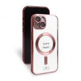 Чехол с функцией MagSafe для Apple iPhone 14 rose gold (6)