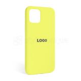 Чехол Full Silicone Case для Apple iPhone 12, 12 Pro flash lime (41)