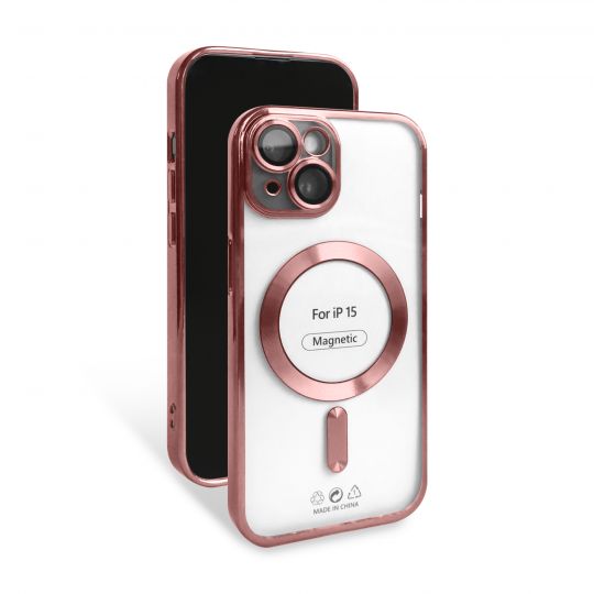 Чохол з функцією MagSafe для Apple iPhone 15 rose gold (6)