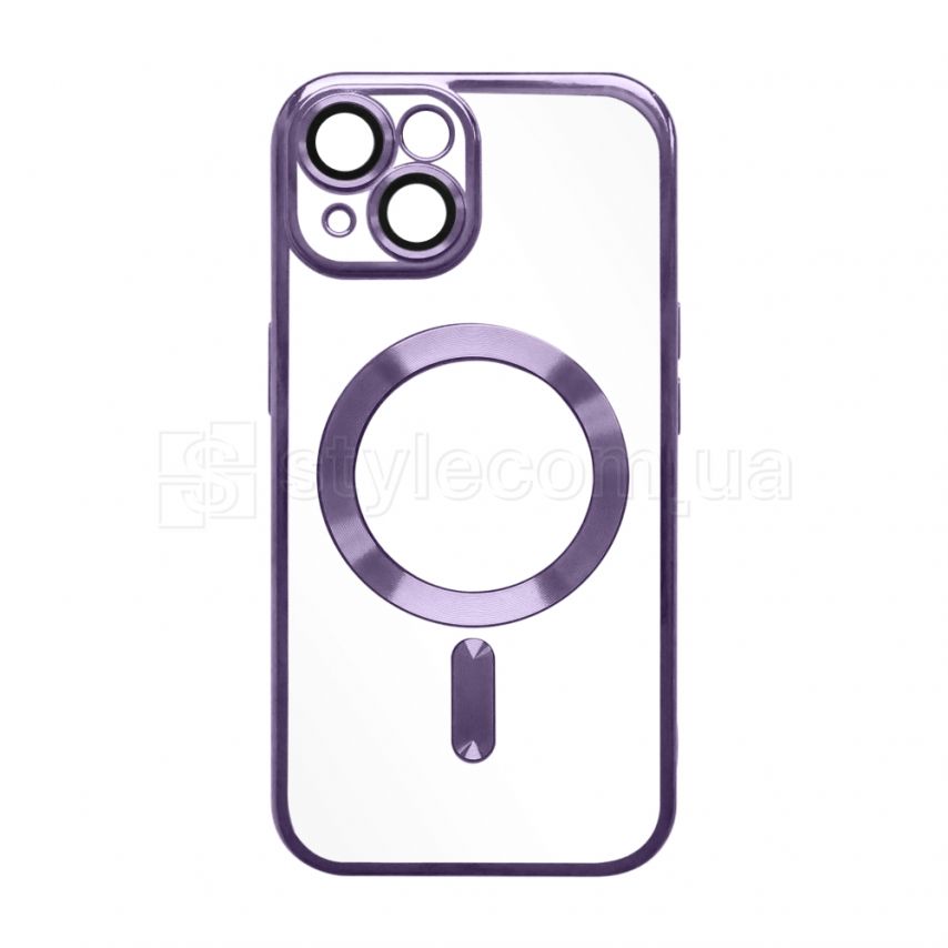 Чехол с функцией MagSafe для Apple iPhone 15 purple (11)