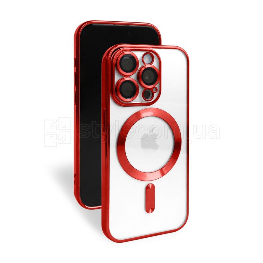 Чехол с функцией MagSafe для Apple iPhone 15 Pro red (1)