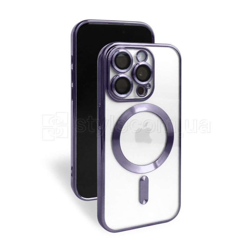 Чехол с функцией MagSafe для Apple iPhone 15 Pro violet (2)