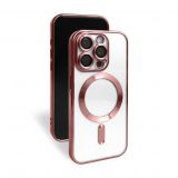 Чехол с функцией MagSafe для Apple iPhone 15 Pro rose gold (6)