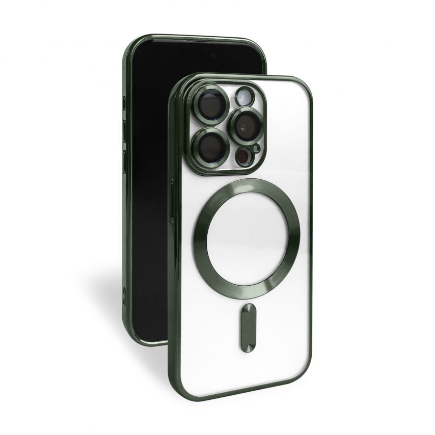 Чохол з функцією MagSafe для Apple iPhone 15 Pro olive (8)