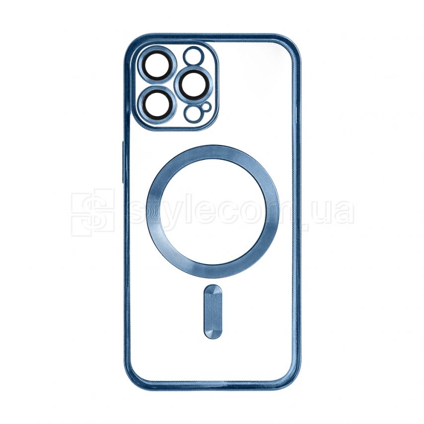 Чехол с функцией MagSafe для Apple iPhone 15 Pro Max blue (4)