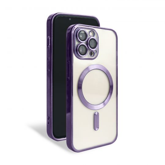 Чехол с функцией MagSafe для Apple iPhone 15 Pro Max purple (11) - купить за 221.50 грн в Киеве, Украине