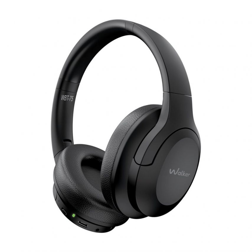 Навушники Bluetooth WALKER WBT-75 black