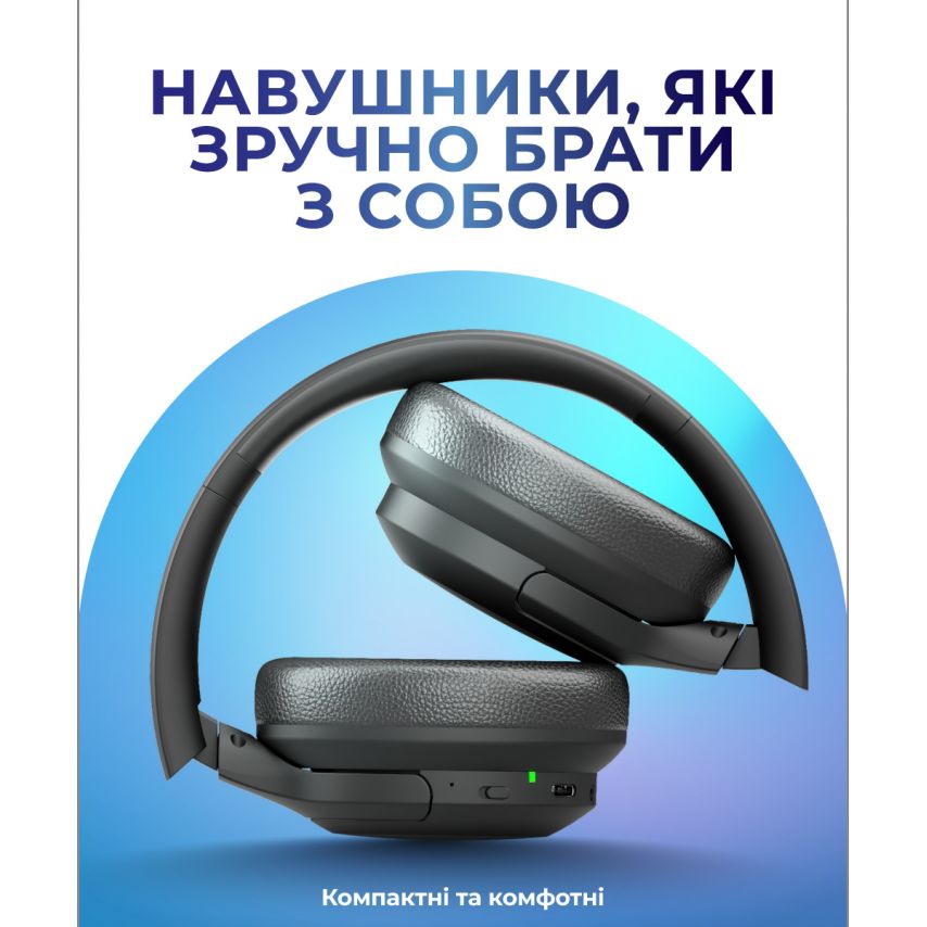 Наушники Bluetooth WALKER WBT-75 black