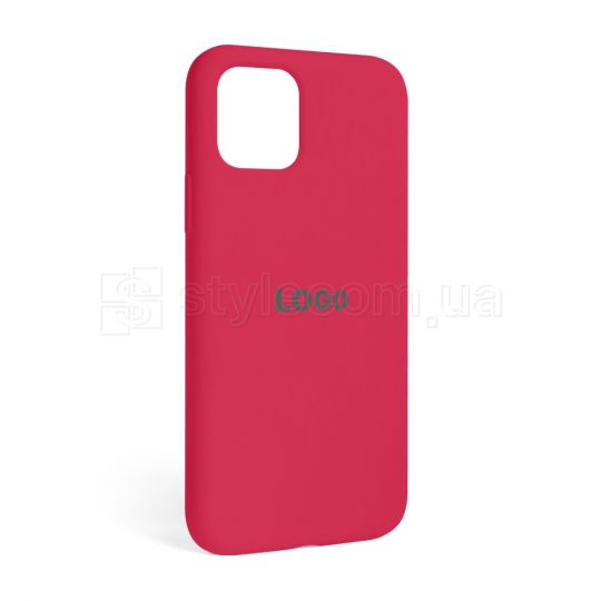 Чехол Full Silicone Case для Apple iPhone 12, 12 Pro rose red (37)