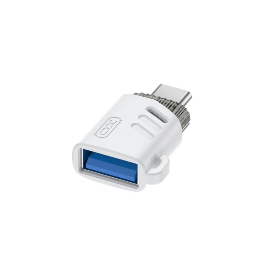Перехідник OTG XO NB256B Type-C to USB white
