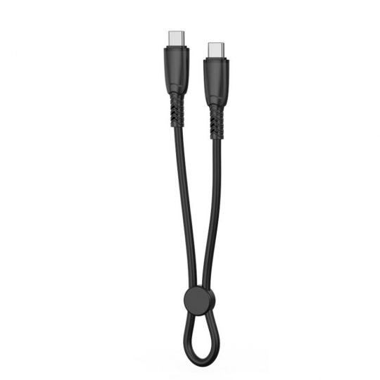 Кабель USB XO NB-Q248B 60W Type-C to Type-C black