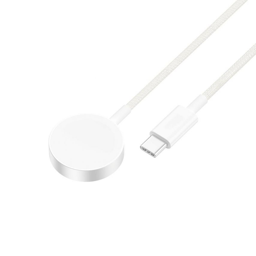 Бездротовий зарядний пристрій для Apple Watch XO СX016 з Type-C роз'ємом магнітний 1м white