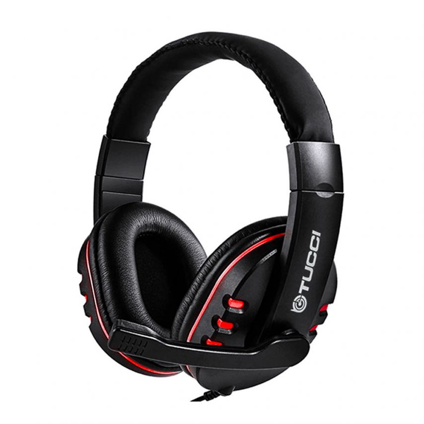 Навушники PC TC-A5 black/red