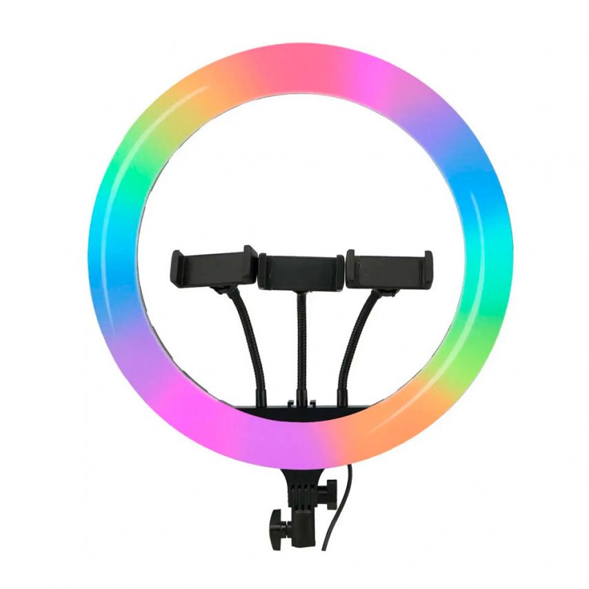 Кольцевая лампа МJ45 RGB (45см)